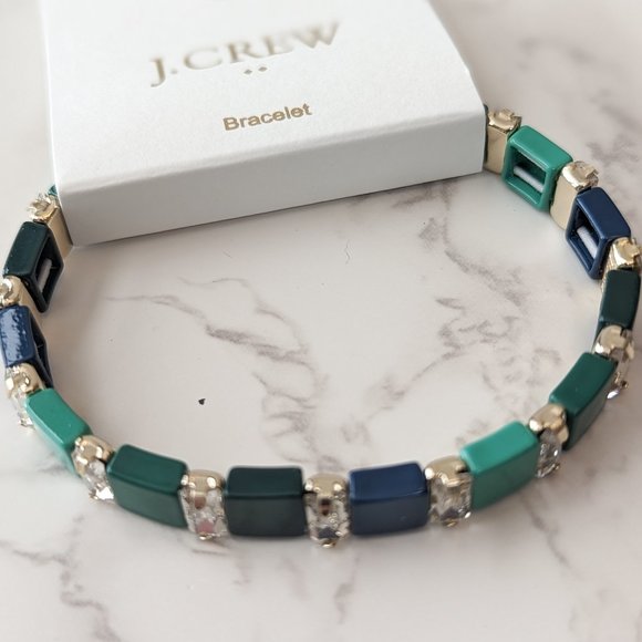 J.Crew Factory Crystal Gem Bracelet - Picture 4 of 5